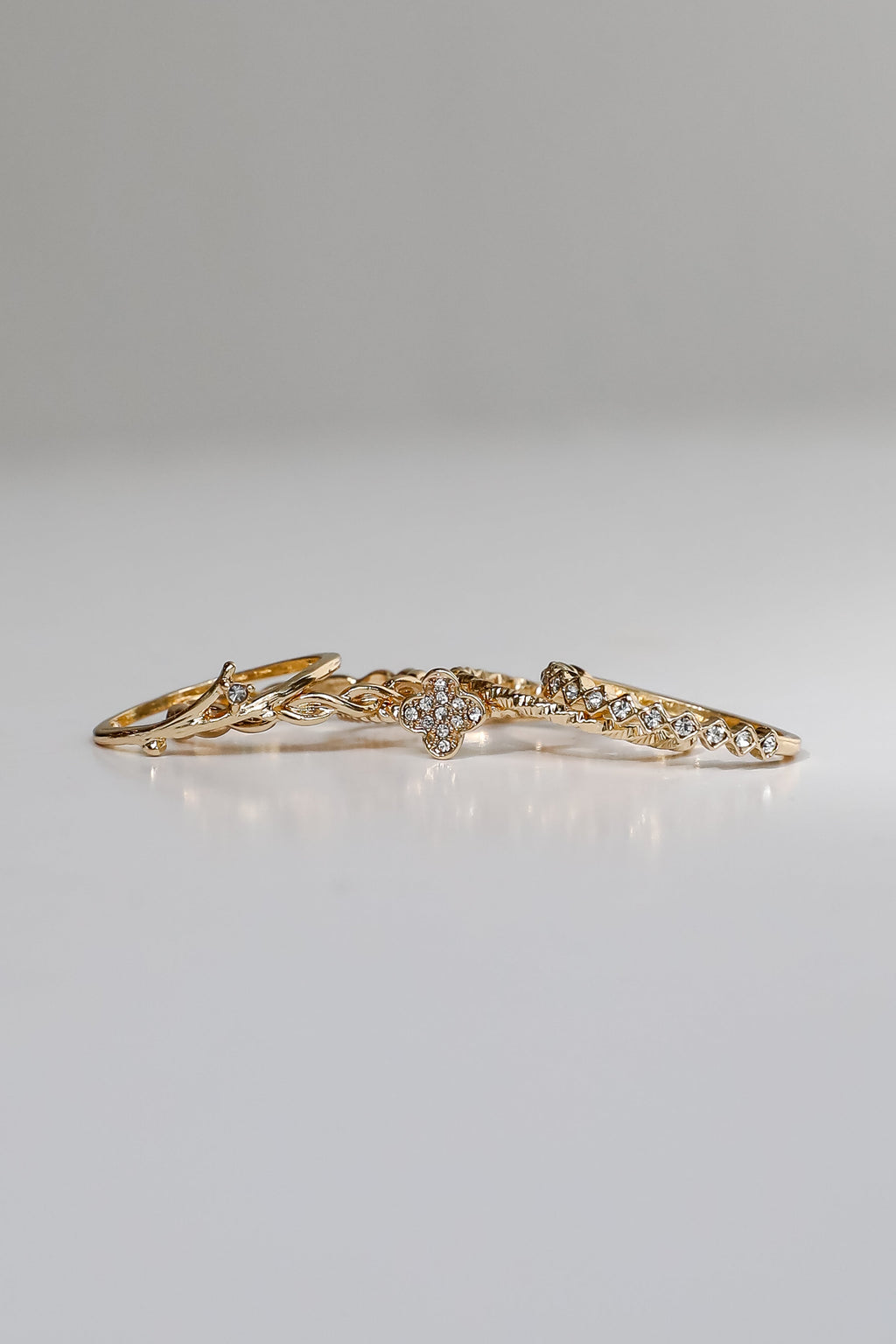 Maya Gold Ring Set