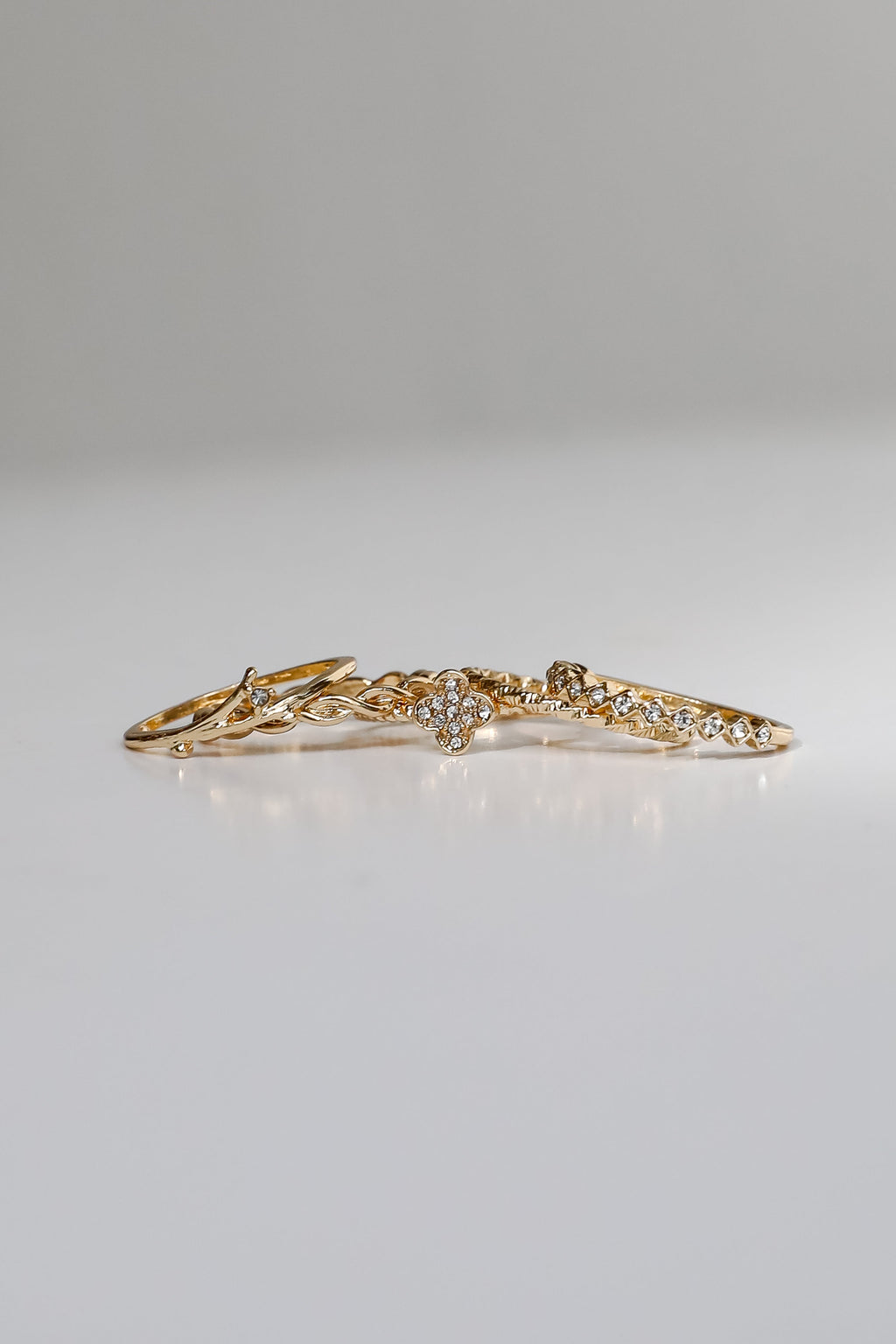Maya Gold Ring Set