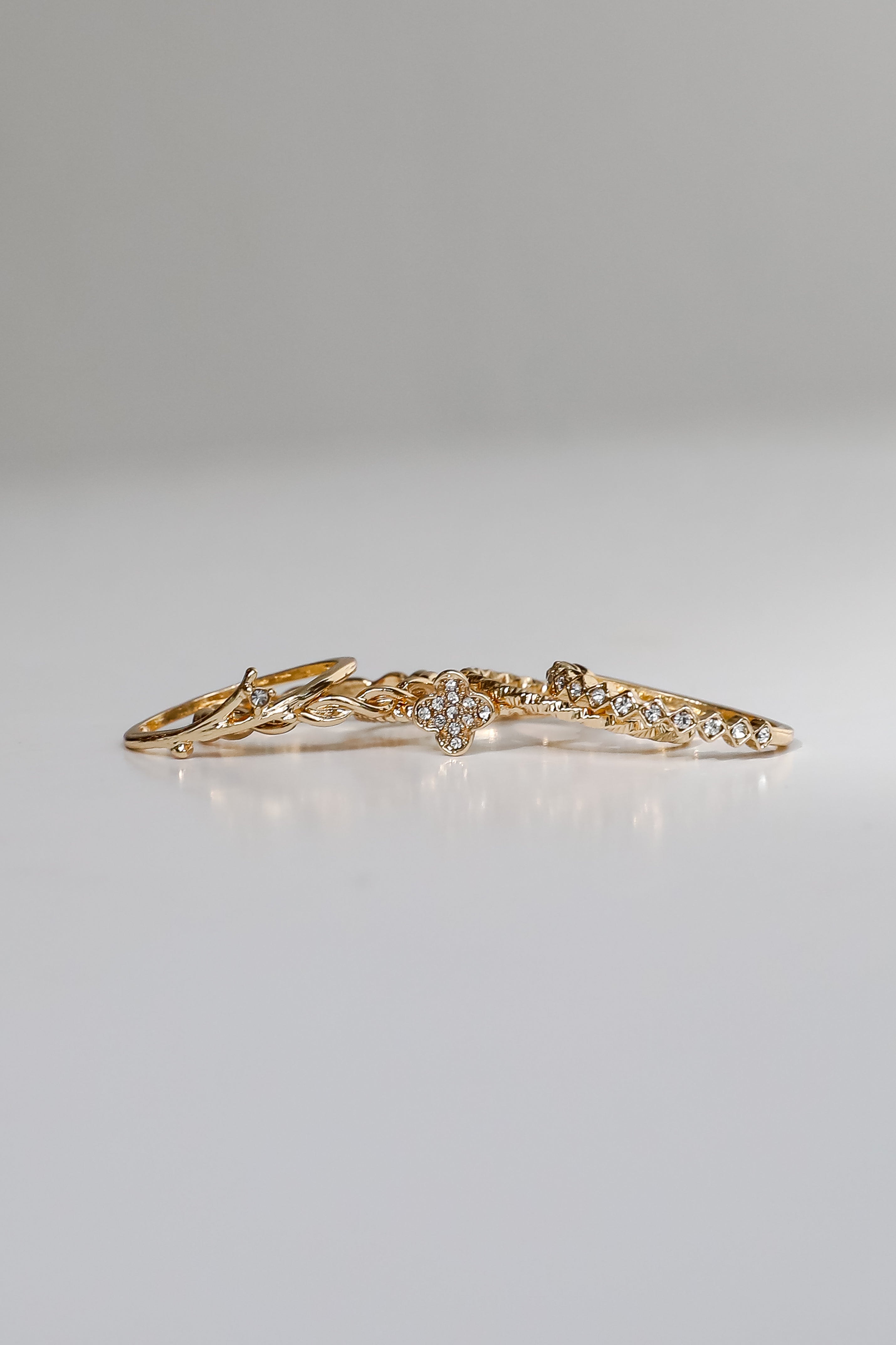 Maya Gold Ring Set