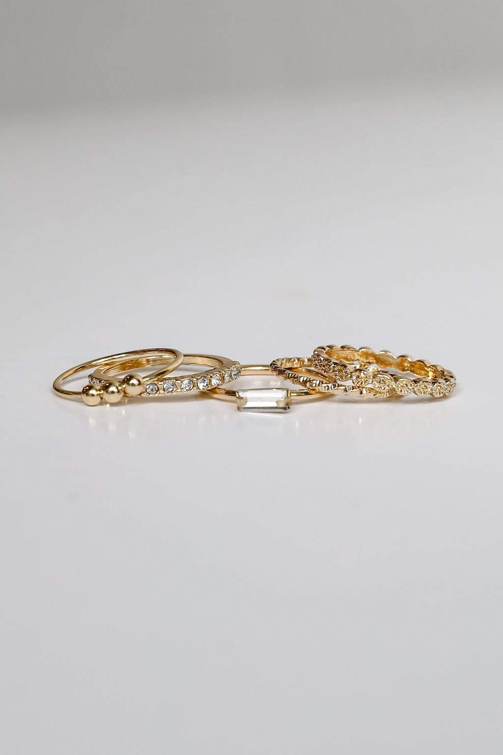Willow Gold Ring Set