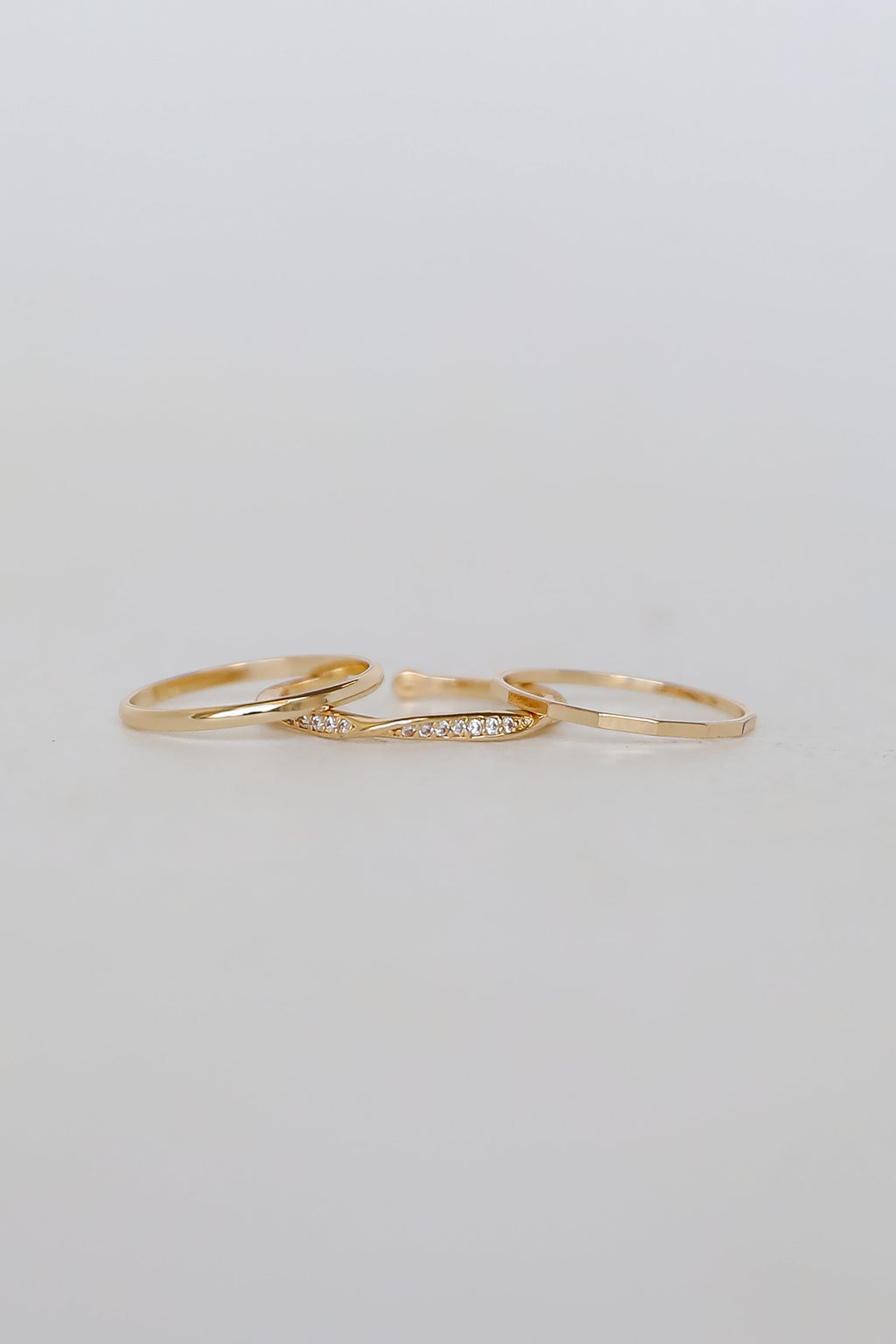 Aurora Gold Ring Set
