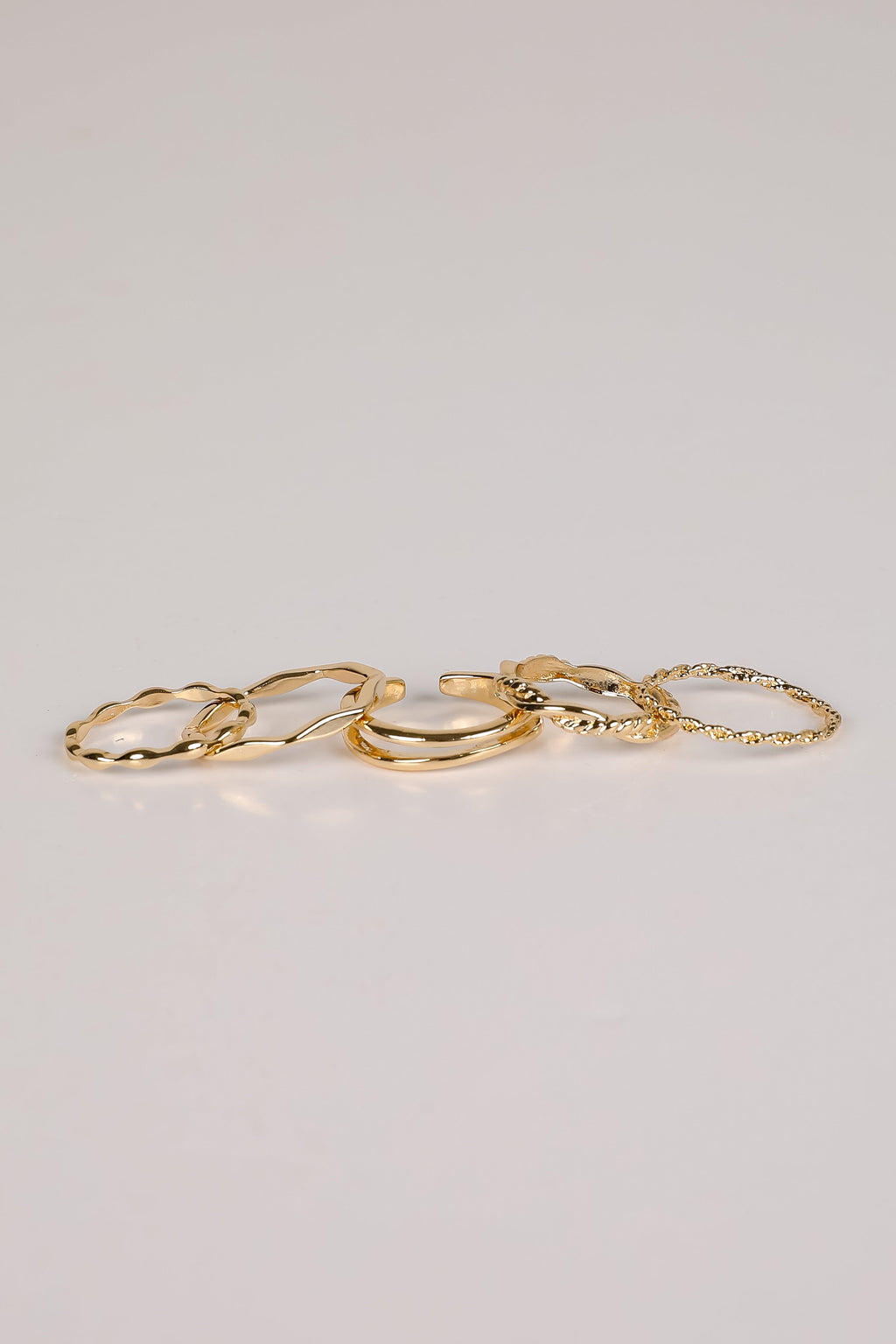 Hanna Gold Ring Set