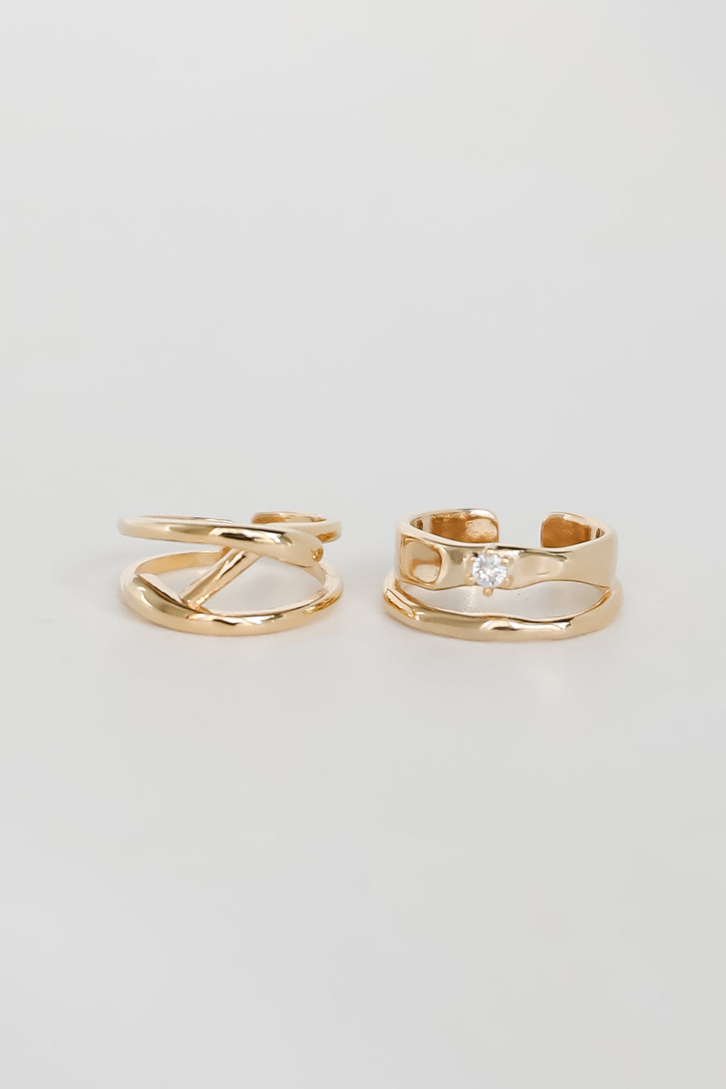 FINAL SALE - Bree Gold Ring Set