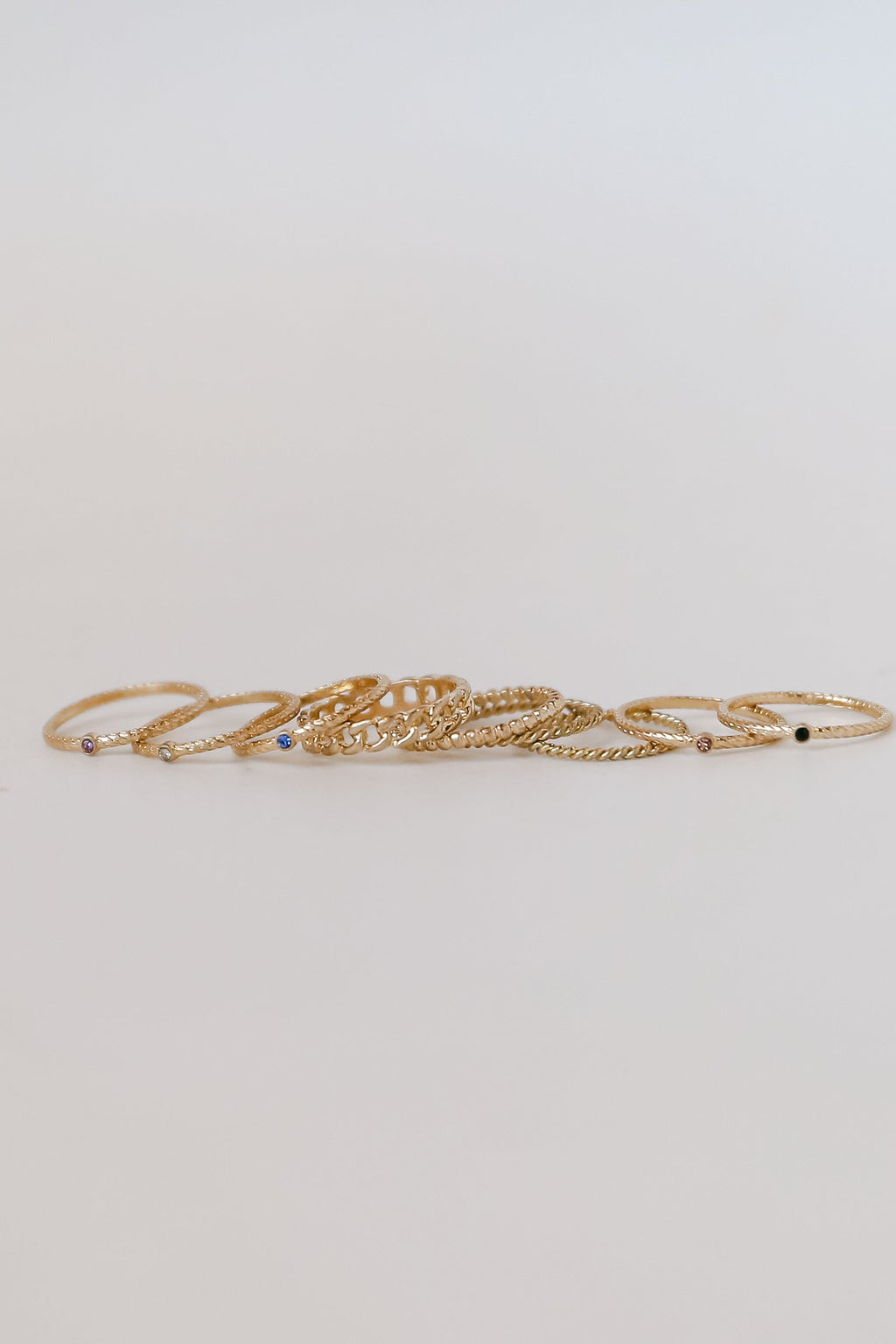 FINAL SALE - Melody Gold Ring Set