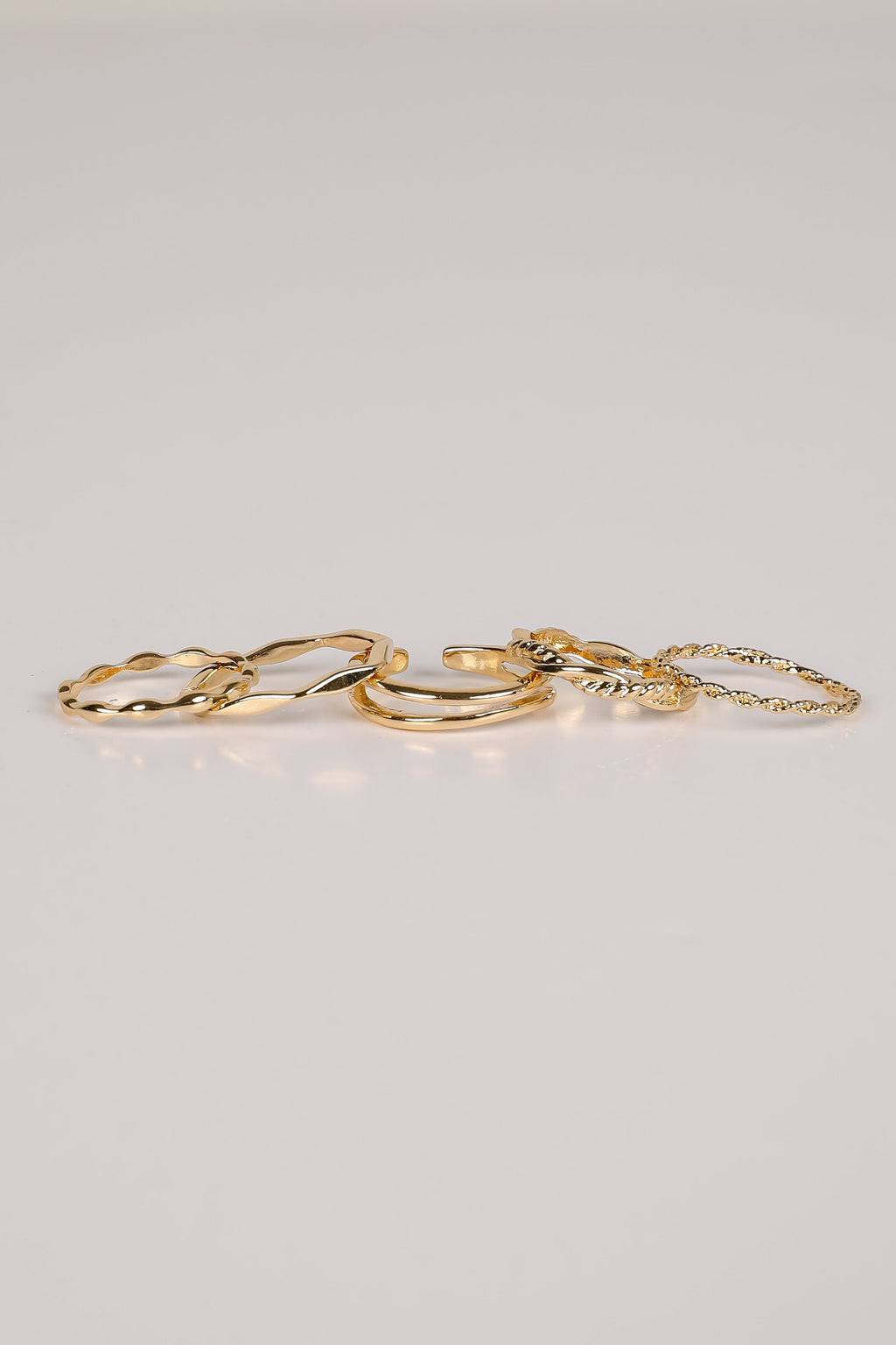 Hanna Gold Ring Set