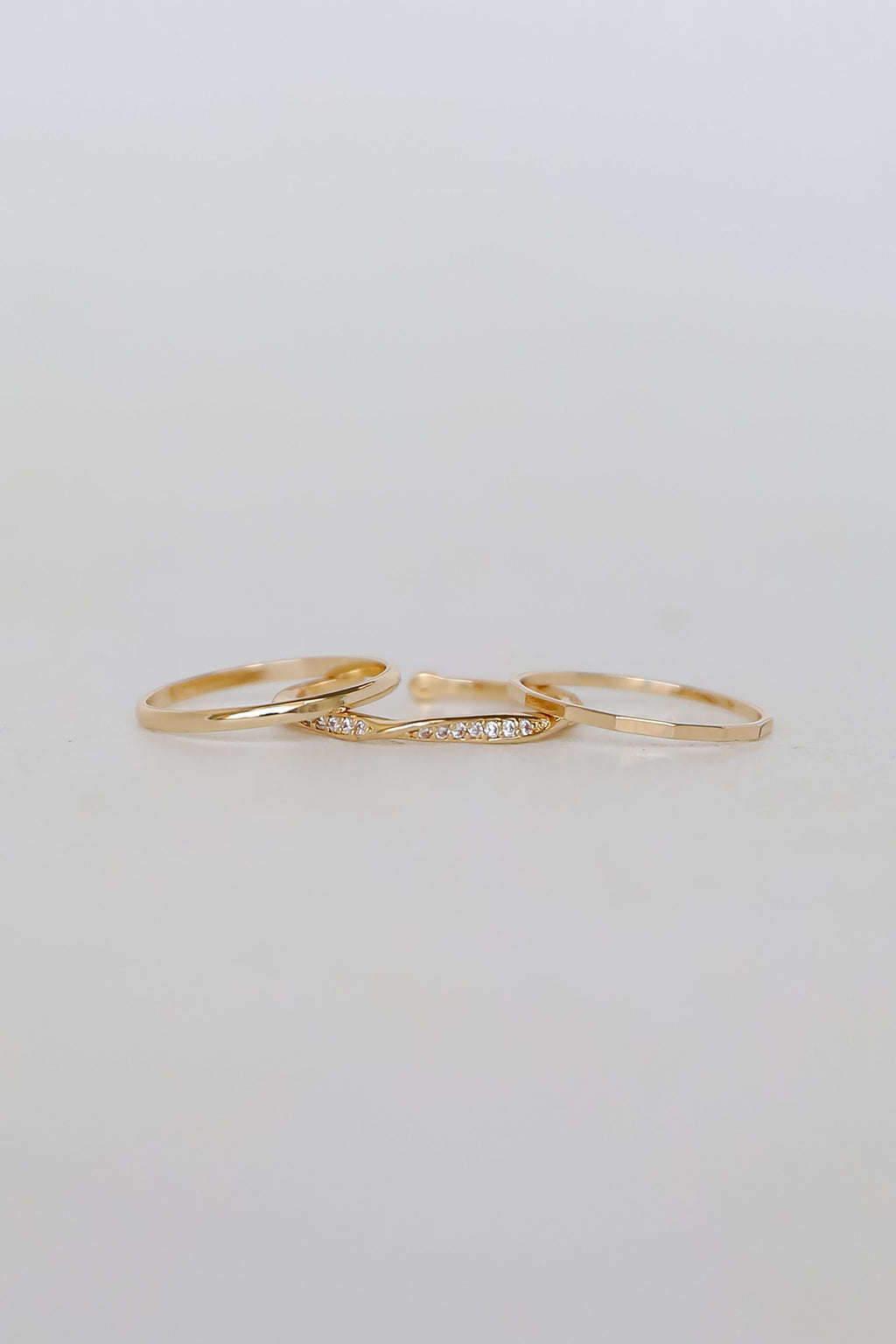 FINAL SALE - Aurora Gold Ring Set